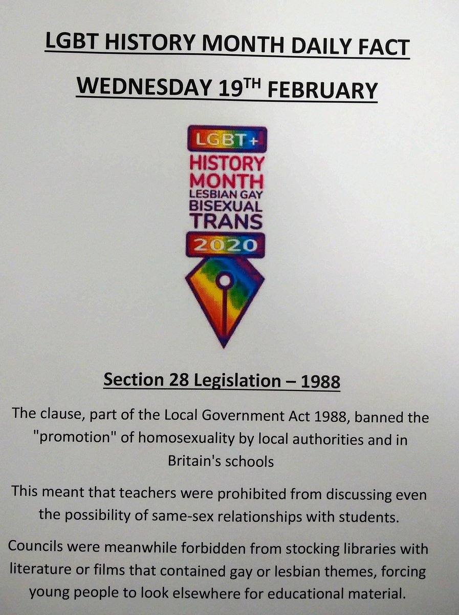 Alice Bowerman (@alicembowerman) on Twitter photo Weds #LGBTHM20 fact-appalling that in recent history the government enforced this law!! Tune in tomorrow's fact to see how things have changed since #erac #su4 #changeiscoming #LGBTQProud @IncEmp <a href="/JaneneScurfiel1/">Janene Scurfield</a> <a href="/LUMAZ1980/">Scott Lumley</a> <a href="/gradu8recruiter/">Ashley Hever</a> <a href="/ERAC_U4ALL/">U4 Diversity ERAC</a> Weds #LGBTHM20 fact-appalling that in recent history the government enforced this law!! Tune in tomorrow's fact to see how things have changed since #erac #su4 #changeiscoming #LGBTQProud @IncEmp <a href="/JaneneScurfiel1/">Janene Scurfield</a> <a href="/LUMAZ1980/">Scott Lumley</a> <a href="/gradu8recruiter/">Ashley Hever</a> <a href="/ERAC_U4ALL/">U4 Diversity ERAC</a>