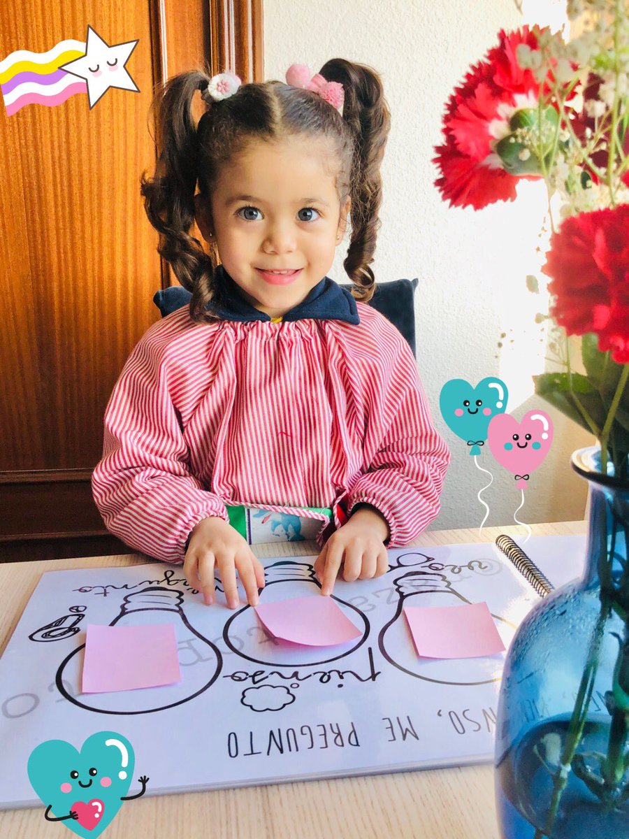 EstudioZoe's tweet photo. Hemos iniciado hoy las #rutinasdelpensamiento y Sarita está muy contenta porque es la prota de la semana. Gracias al cole @nazaretoporto por tan buenas iniciativas. #familystar 🥰 https://t.co/MpPJyZxiFL