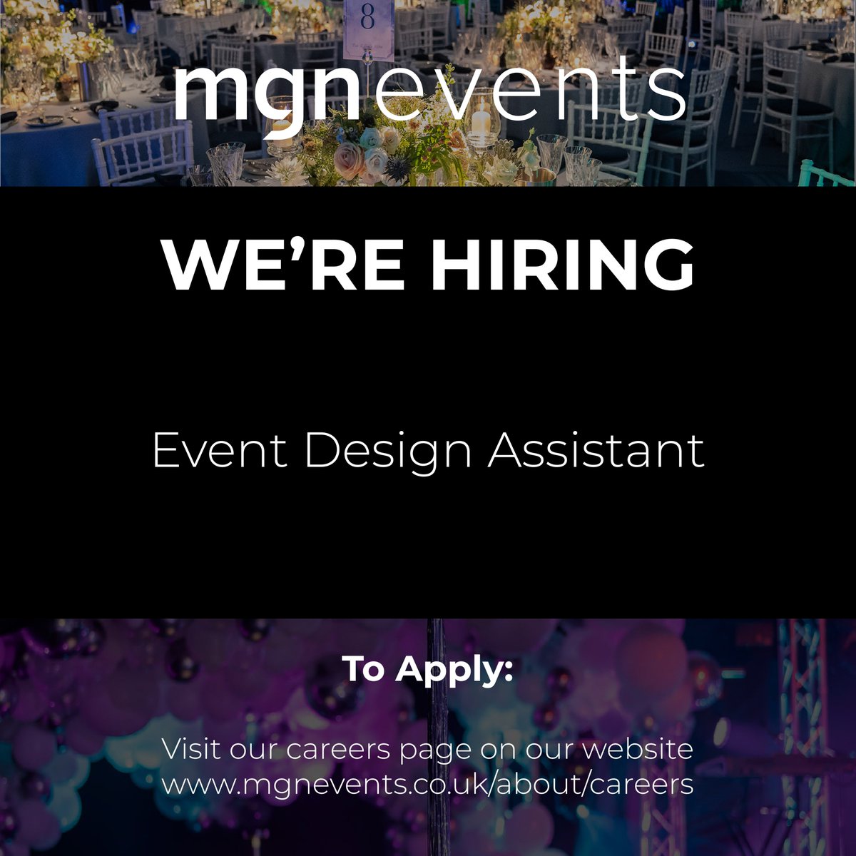 MGNevents's tweet photo. 👀 We are on the lookout for an 𝐄𝐯𝐞𝐧𝐭 𝐃𝐞𝐬𝐢𝐠𝐧 𝐀𝐬𝐬𝐢𝐬𝐭𝐚𝐧𝐭! 👀

To apply please do so via the careers portal on our website:
https://t.co/MByUv9H329

We also have other positions available you may be interested in!

Please Share 😀 #EventJobs #EventProfs https://t.co/uDzX6j475n