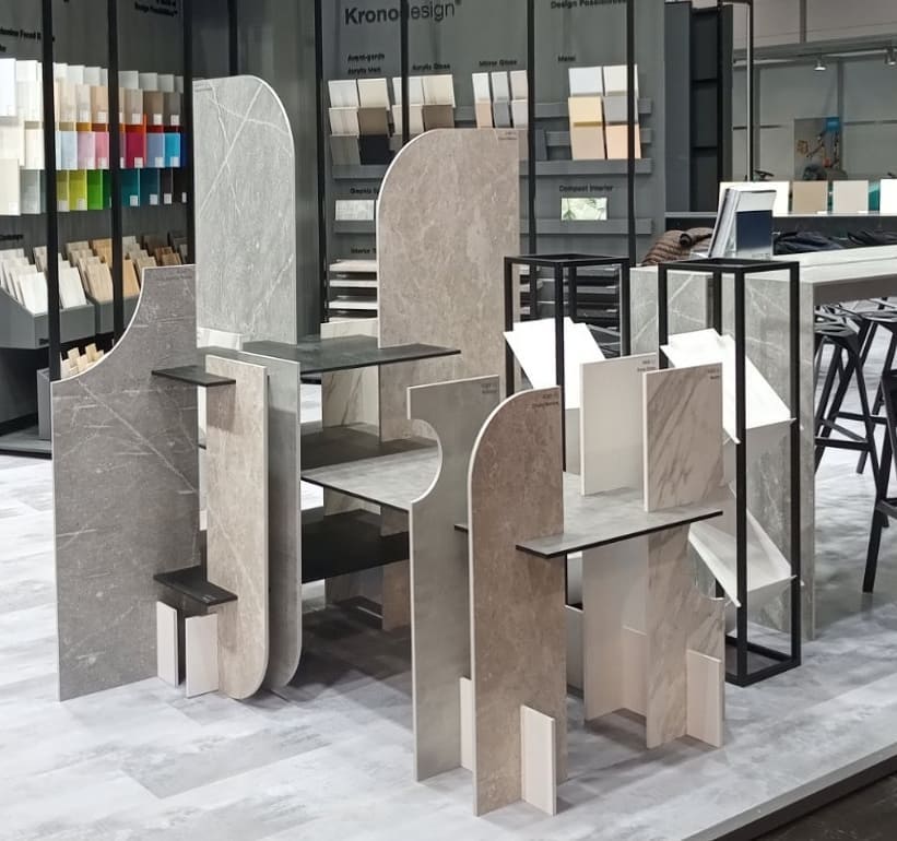Kronospan's tweet photo. #EuroShop2020 is in full swing. Visit us to learn more about the creative possibilities of our new decors and products and how they will fit with your next project.
#Kronospan #Kronodesign #Euroshop #Trends2021 #SlimLineWorktops #DesignInspiration #InteriorInspiration https://t.co/HPzScapQm7