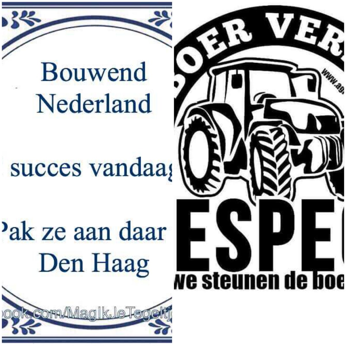De boeren laten weer van zich horen  en mij zege hebben ze!!!!!!!!