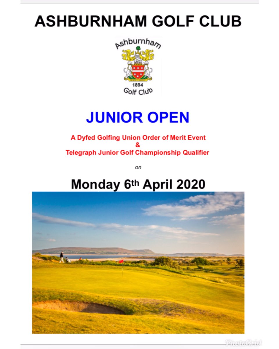 AshburnhamGolf's tweet image. 💥Ashburnham Junior Open💥
Monday 6th April 2020
Enter online ⤵️⤵️⤵️
ashburnhamgolfclub.co.uk/product/junior…
@DyfedGolfUnion 
@Glamorgan_G_U @gwentgolf01 
@TelegraphJunior 
@JustinRose99 
@opengolfcomps