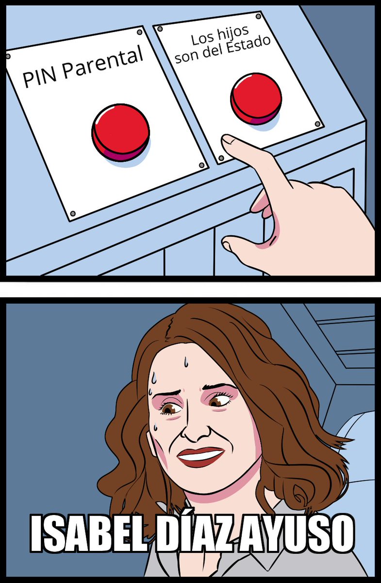 BASEMDI's tweet image. Señora @IdiazAyuso: le ruego que compre hoy el ABC y La Razón, se encontrará una viñeta que le hará pensar. 🤔
Por favor 🙏 presione el botón de la izquierda #PinParental, porque los hijos no son del Estado...
#PINParentalYa