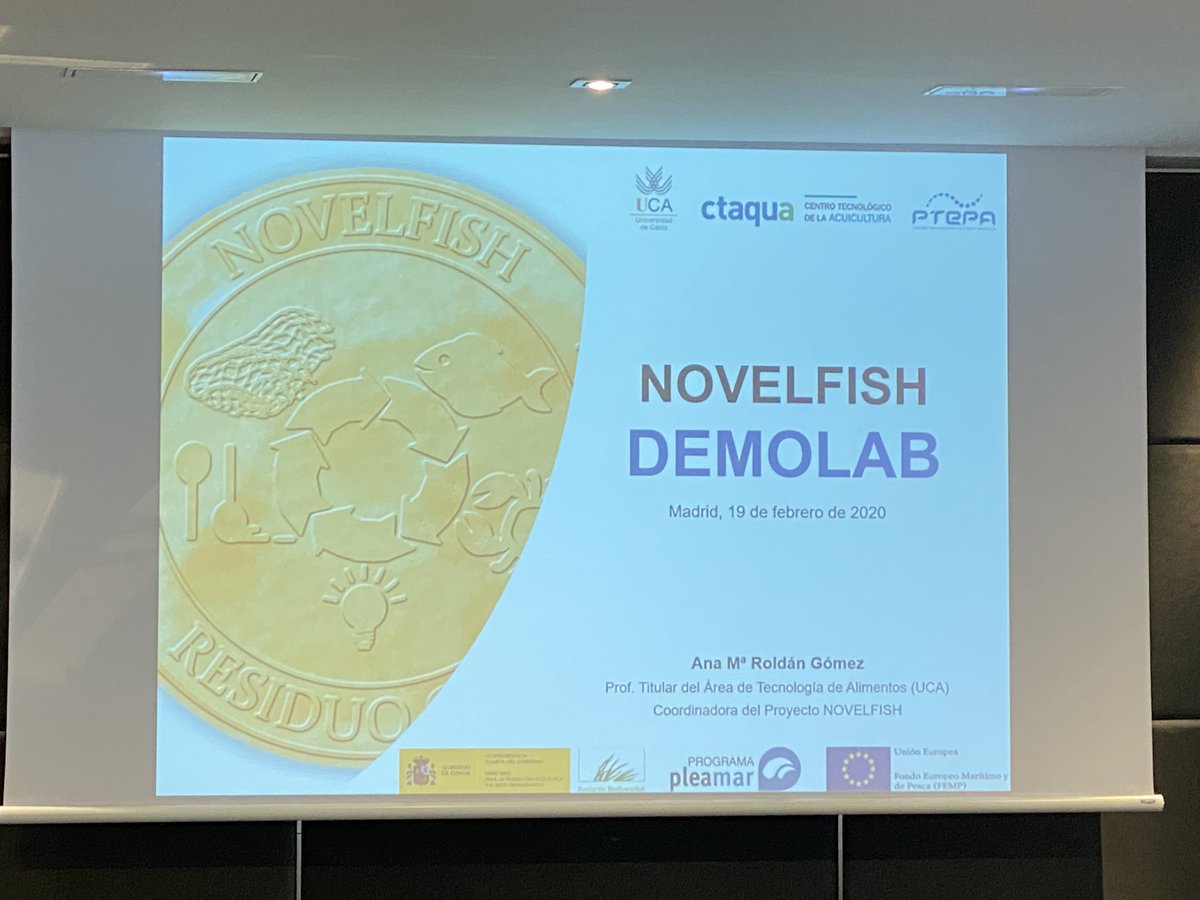 RevistaAlimenta's tweet image. Comenzamos la mañana conociendo el proyecto #demolab de #NOVELFISH 
👉 Carola González Sub G de Acuicultura y Comer. Pesquera (MAPA)
👉 Javier Remiro Fundación Biodiversidad
👉 Ana María Roldán Profesora UCA 
#madrid #pleamar #femp #biodiversidad #fbiodiversidad
#Acuicultura