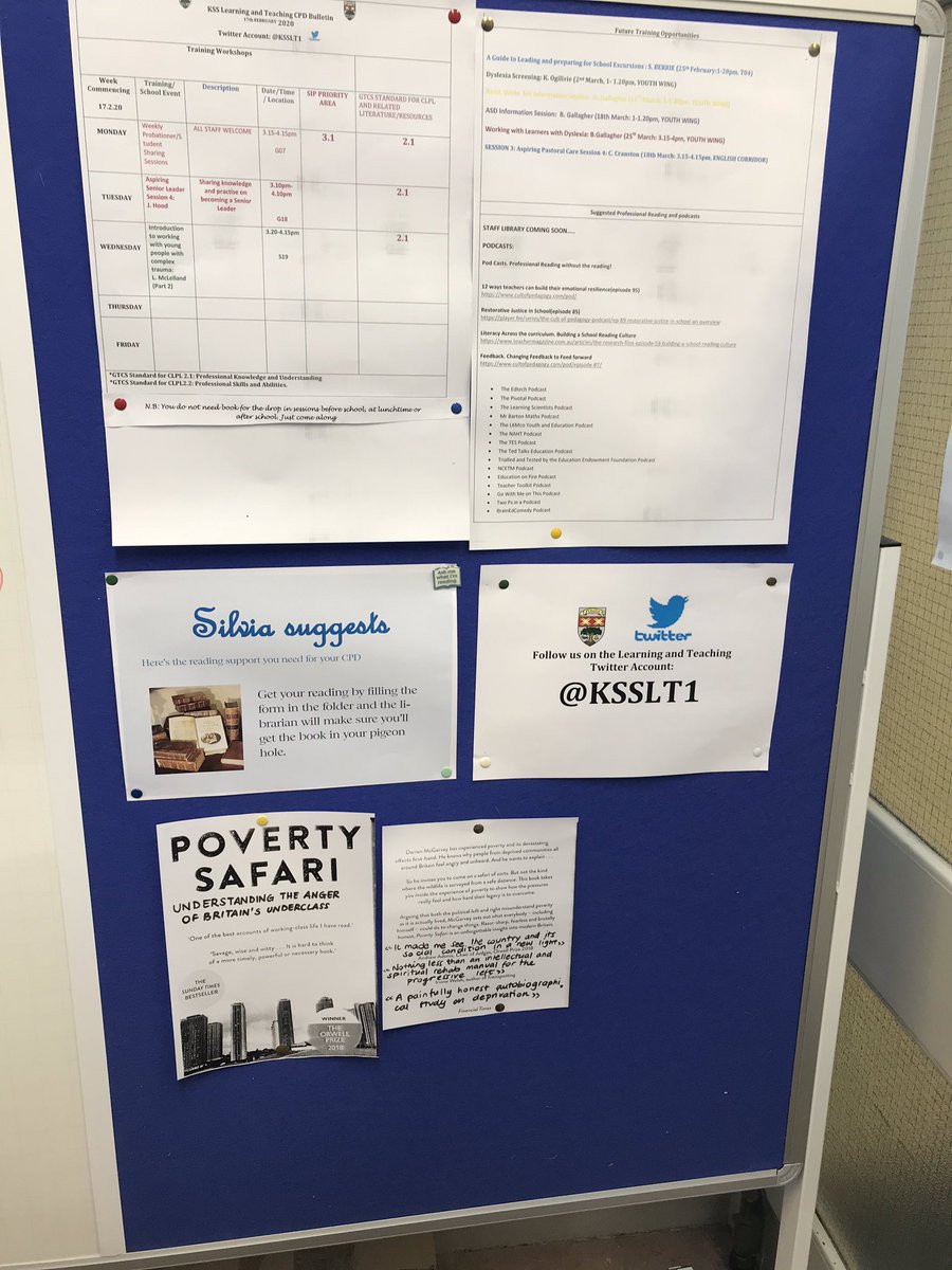 KSSLT1's tweet image. New @KnightswoodSec addition to the CLPL programme with our @KsSchoolLibrary Silvia Suggests professional reading selections for the month! Sign up now to this months offers #learningtogether