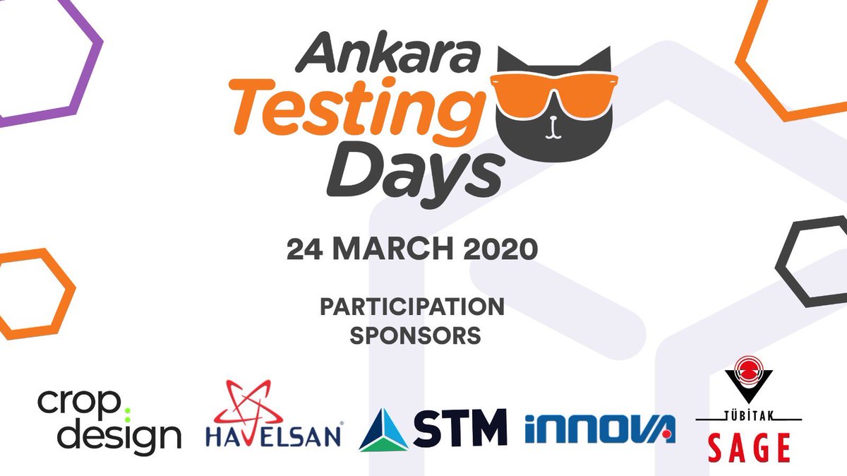 TesterYouHQ's tweet photo. Meet our sponsors! 

@HAVELSANResmi @STMDefence @innovabilisim @SageTubitak #CropDesign 

See you at Ankara Testing Days. 🧬

https://t.co/71tYrOGlRo

#AnkaraTestingDays #ATD2020 #TesterYou #SoftwareTesting #SoftwareTester #QualityAssurance #Live2Test 
#KeepTesting https://t.co/Km85JPnjI7