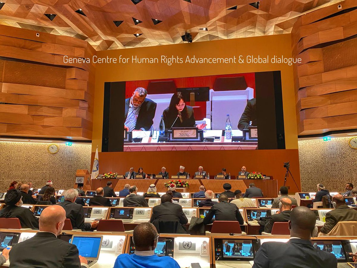 GCHRAGD's tweet photo. The Geneva Centre is following The International conference on Immunizing Youths Against the Thought of Extremism & Violence, organized by the Muslim World League at @UNGeneva
#MuslimWorldLeague
#MWLinGeneva
@MWLOrg_en https://t.co/icVWz7POko