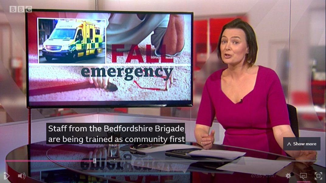BedsFire's tweet photo. Yesterday we were on BBC LookEast informing the public about our falls responses service with @EastEnglandAmb, which helps support those vulnerable in our local communitites. If you missed it, you can still catch #TeamBedsFire on iplayer @BBCLookEast (West) #CollaborationWork https://t.co/F3blsFL63g