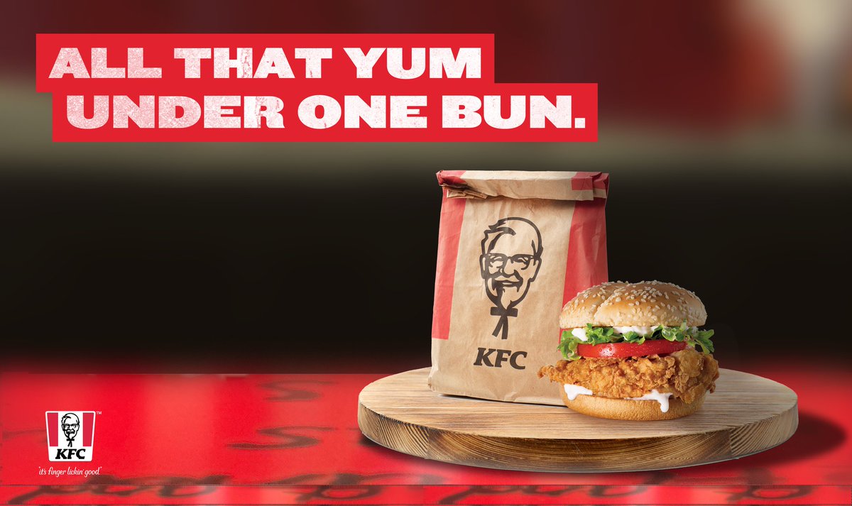 KFCinRwanda's tweet photo. What's for #lunch today? Our famous burger makes the perfect midday meal!
#KFCRwanda #FingerLickinGood #Remera #KFC #Rwanda #Kigali #Foodies #KFCNowOpen https://t.co/G9pNvBJV1T