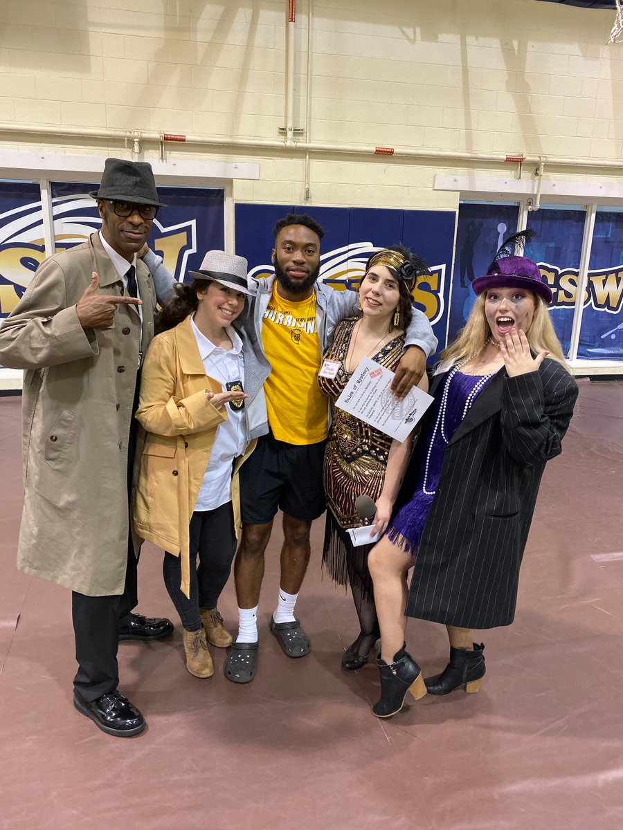 GSW_SOCCER's tweet photo. We had a blast trying to solve the murder mystery last night!! #GSWHoCo20 continues to be a roaring good time!! https://t.co/xys974bRzu