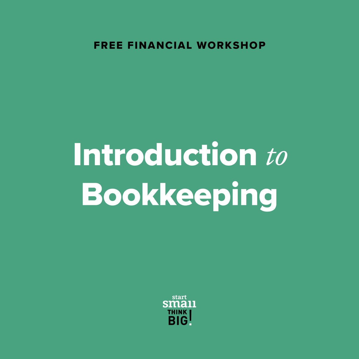 start_small's tweet photo. TOMORROW February 20th, learn about financial statements, how to prep for tax season, and bookkeeping at our free two-part Financial Workshop at the @nypl_sibl.

To RSVP, visit https://t.co/8g5IlnYzHf
⠀⠀⠀⠀⠀
#startthinkingBIG #NYPL #SIBL #SIBLEvents https://t.co/qLW81eklNX