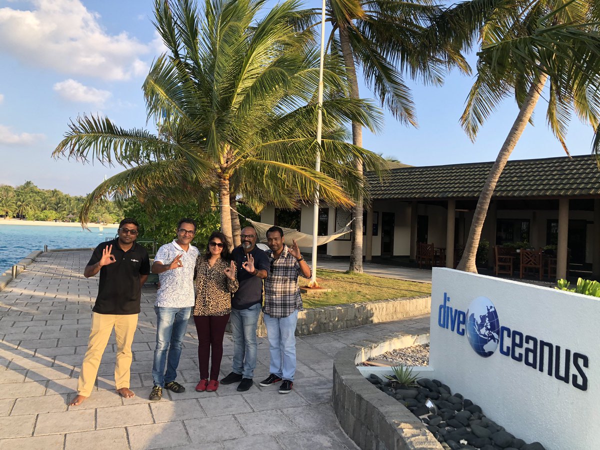diveoceanus's tweet image. A Warm Welcome to @scubaevolution  was a pleasure to have you at @paradise_mv #diveOceanus #Scubaevolution #India #WeArePadi