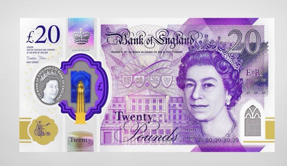 Smile4Wessex's tweet image. This new £20 note will be entering circulation tomorrow (20-02-2020) and we'd love you to donate your first one to @Smile4Wessex and  support the @CentreWessex 🙏

Do something wonderful with yours 🙂 #firsttwenty #bankofengland #charity #wessexneuro #Southampton