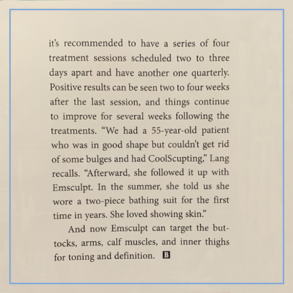 MDLSV's tweet image. Kimberly, our Body Sculpting and Cosmetic Consultant, discusses EMSculpt and how it helps achieve your maximum Body Sculpting goals!