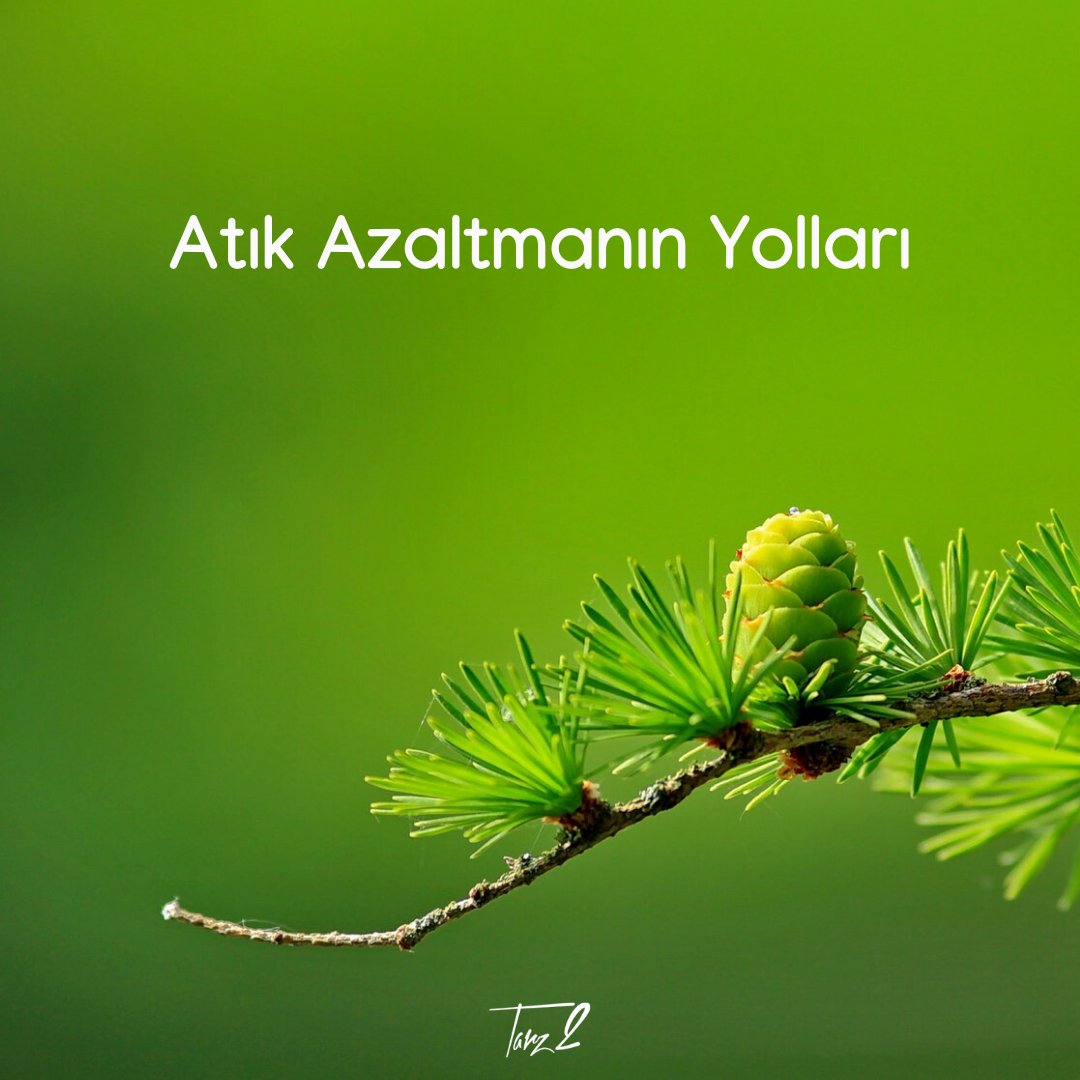 Atıklarınızı azaltmak için; #kâğıt peçeteler ve kâğıt havlular yerine yıkanabilir el bezlerini kullanabilirsiniz. #Plastik ve tek kullanımlık ürünler yerine cam ürünler tercih edebilir, kendinize ait bir kupa ya da #termos edinebilirsiniz.💚 tarz2.com 🙏

#sıfıratık