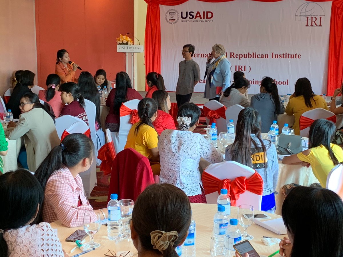 AnthonyDarin's tweet photo. Over the next 3 days in #Yangon @IRIglobal is working with 41 women from 19 political parties on developing campaign strategies that connect with voters throughout #Myanmar #Burma @USAIDBurma https://t.co/qIqKOLzPzU