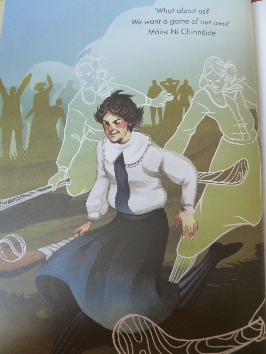 Máire Ní Chinnéide. 1879-1967. Irish teacher, 1st woman president Oireachtas na Gaeilge & promoted Irish! Led group created camogie/camóguidheacht, 1st president  @OfficialCamogie & scored 1st goal! Accomplished author: Peig Sayers life, kid's plays, Grimms' Fairy Tales in Irish!