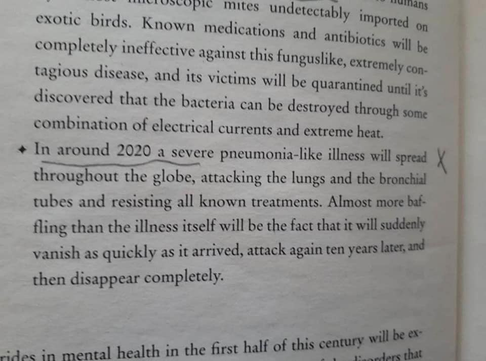 SeyiPeperenpe's tweet photo. The book  was written in 1981... It referred to the current Corona virus case... Should I call it a coincidence or prediction.. Cos it's so apt.. Coronavirus https://t.co/BWVkrFsQ83