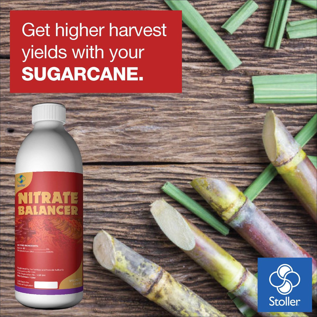 StollerPH's tweet photo. Nitrate Balancer - get higher harvest yields with your Sugarcane.
It moves carbohydrates out of the leaves to the roots, storage tissue, seeds or fruit, reduce excessive vegetative growth and prepare crops for harvest.
#WeAreStoller
#StollerPH
#CDIDigitalMarketing https://t.co/iphQbDvmGK