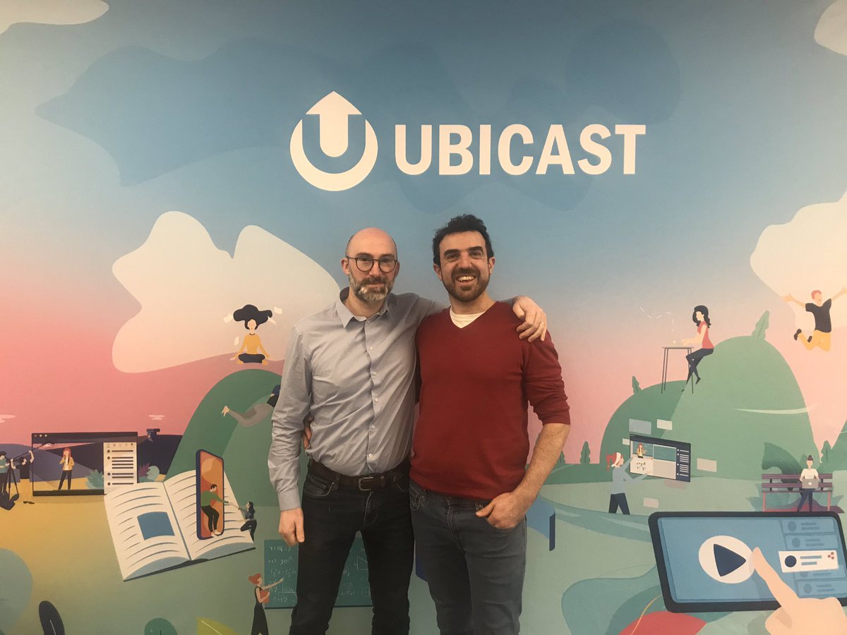 jmcognet's tweet photo. Quand les membres @EdtechFrance se rassemblent et brainstorment partenariat chez @ubicast_video avec @TeachReo @FabriceLenoble https://t.co/7WdM2SUIrV