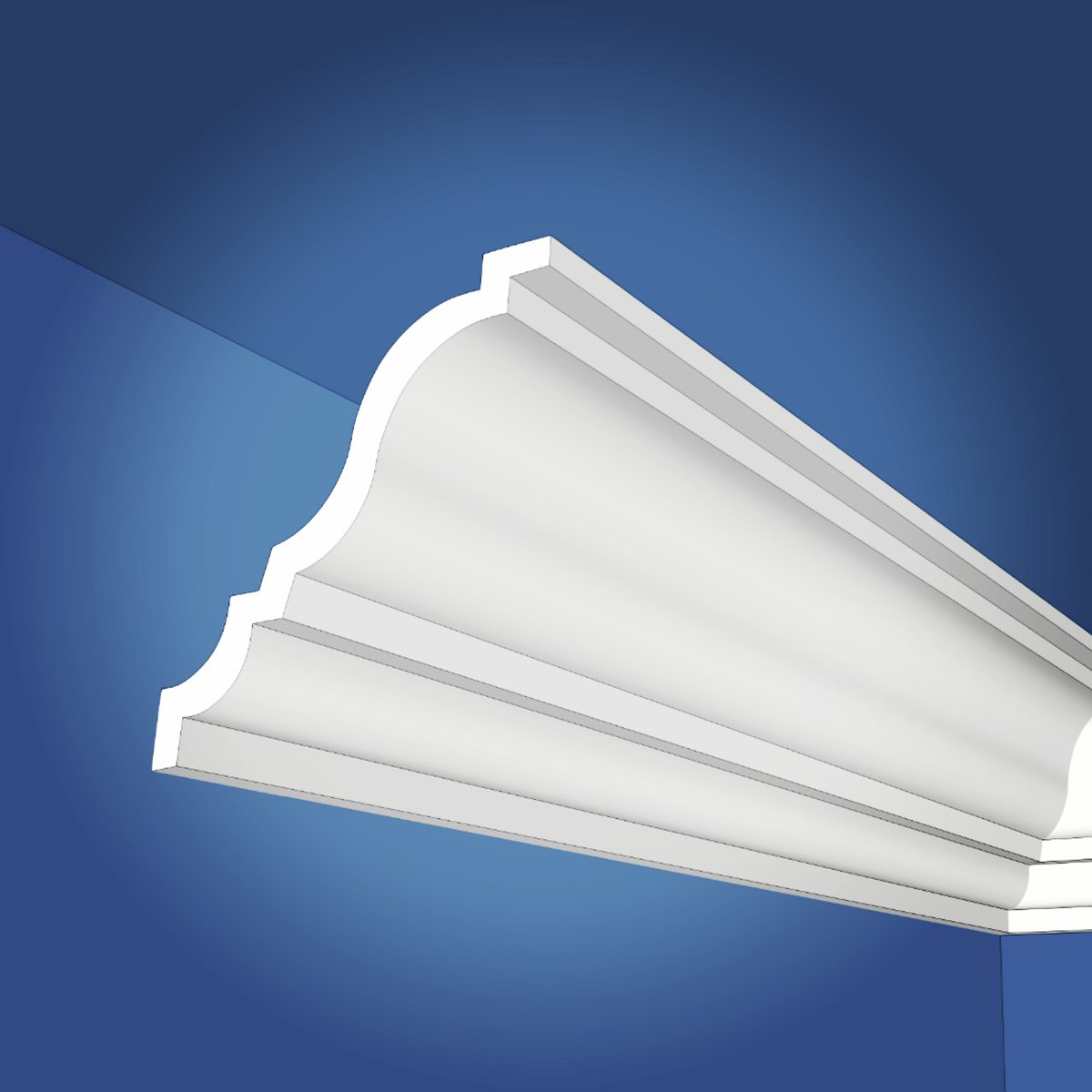 AndCornice's tweet image. Polystyrene cornice Br10 Xps 100x95x140mm thinner cut ideal for projects with budget constraints