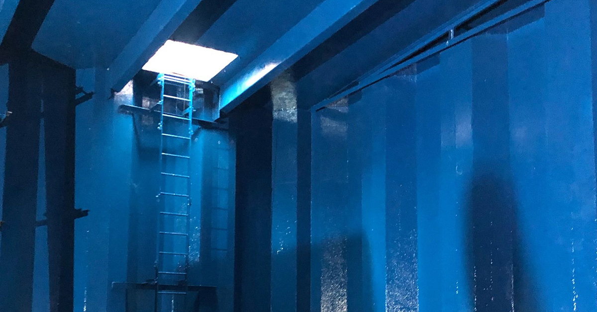 Project Spotlight: Following inspection by a client, we were contracted to complete #refurbishment works inside a steel tank, which showed severe signs of rusting &amp; peeling to the walls and soffit. Read more>ow.ly/dIBR50xYpqM #stonbury #waterindustry #maintenance #newbuild