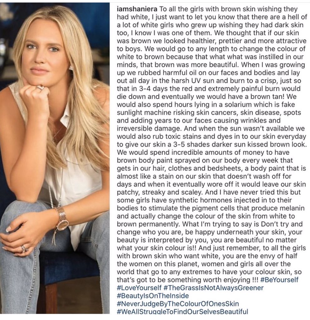 iamShaniera's tweet image. Our heads have been filled with such false idealisms from such a young age that we are losing touch of what actually matters.We need to realise the only person who will ever make us feel accepted, confident &amp;amp; truly beautiful is ourselves by being comfortable with who we are!
