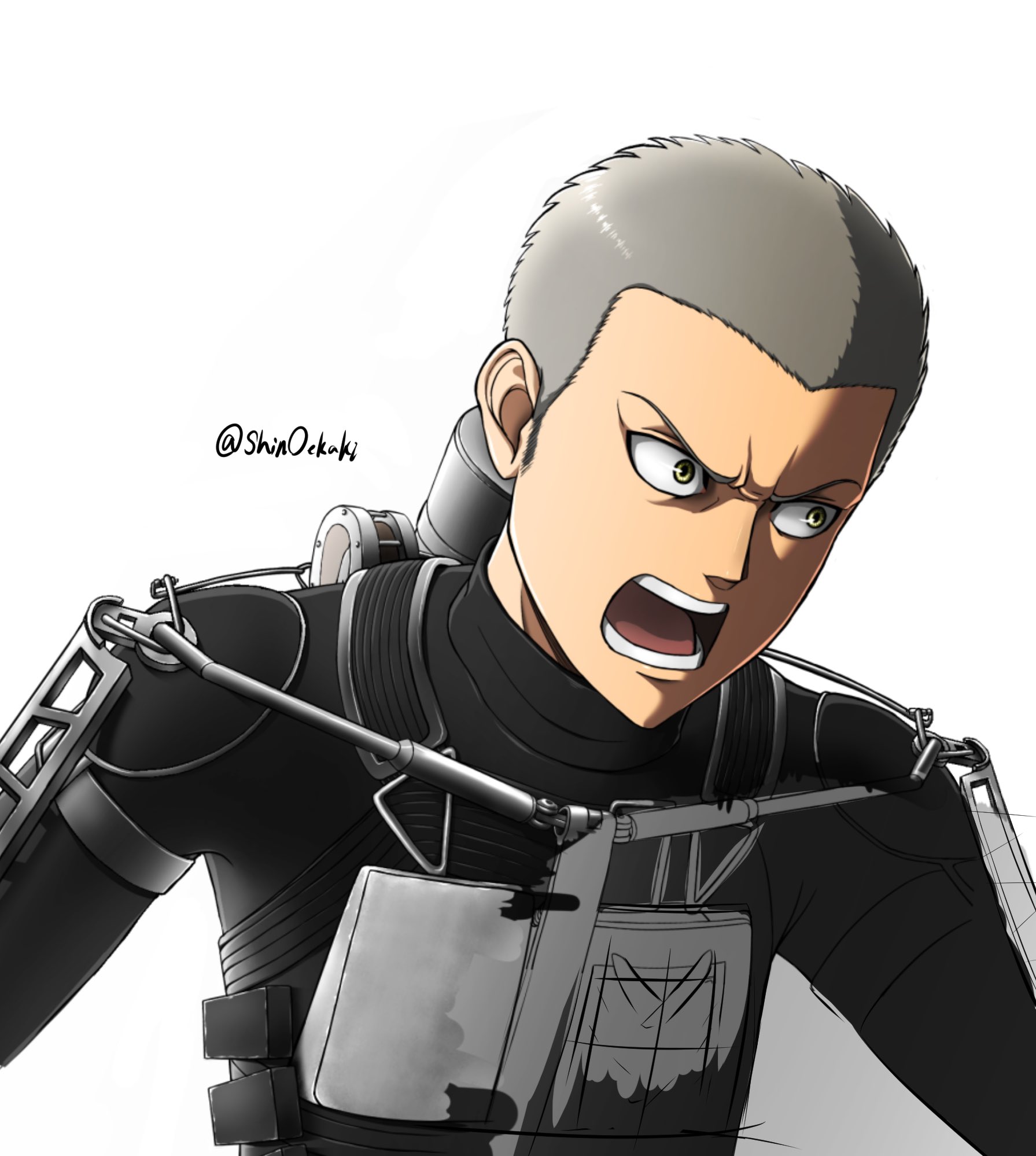 Twitter 上的 Shinちゃま 進撃の巨人 コニー 一部描き残し F W ｶｷｶｷ 進撃の巨人 イラスト Attackontitan T Co 4yva7cxdfv Twitter