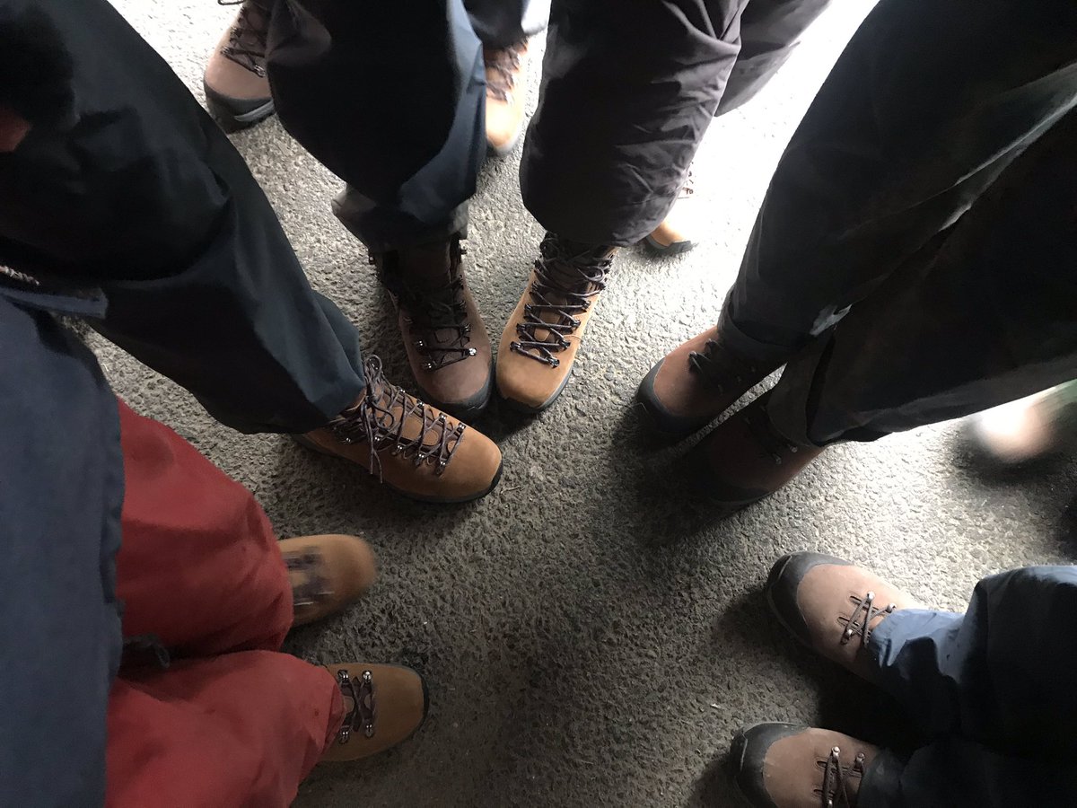 Boots on. Trek ready. You can’t learn this in the classroom #inspire