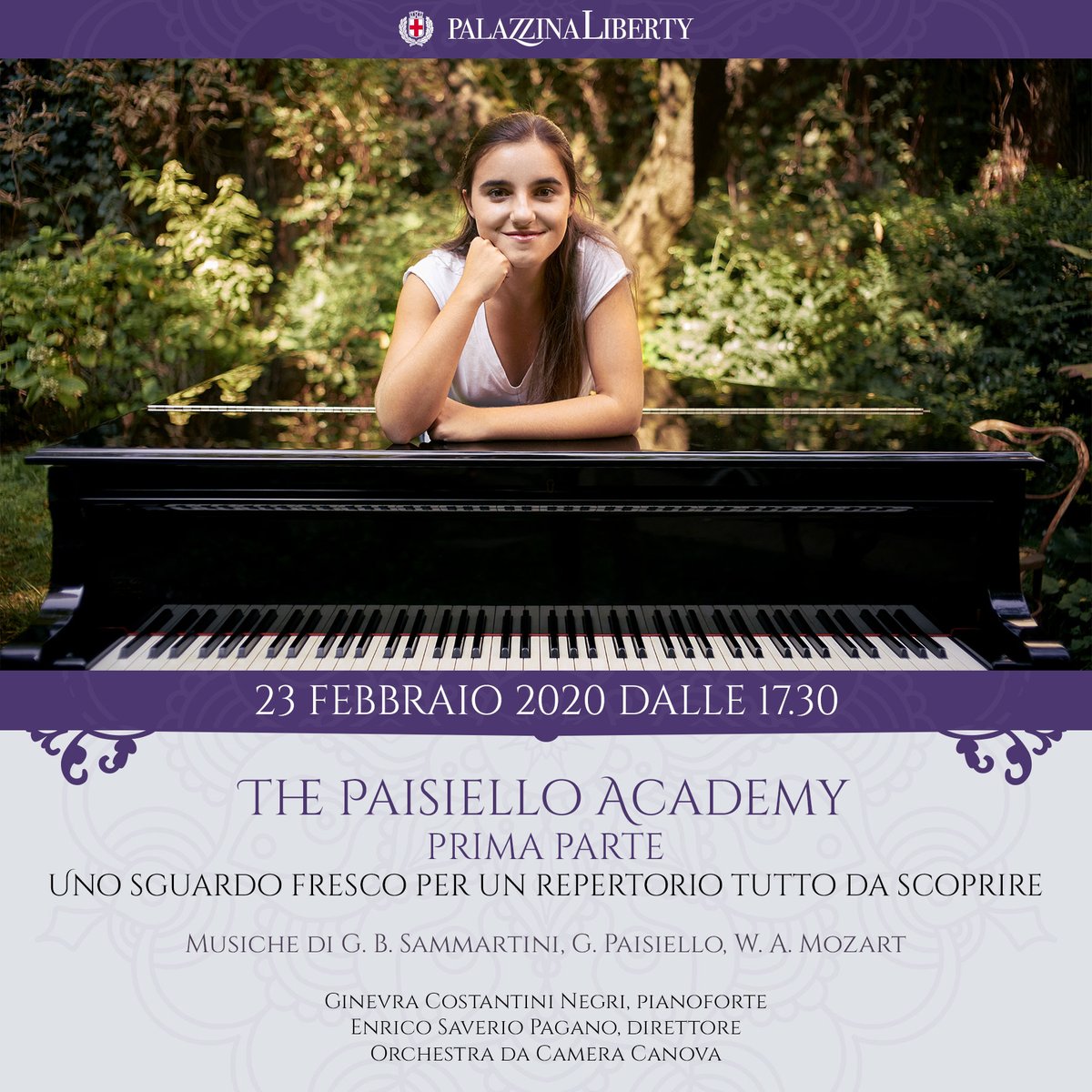 Concertoclassic's tweet photo. Domenica 23 febbraio @Ginevratwof e #OrchestraCanova presentano sul palco della Palazzina Liberty a Milano #ThePaisielloAcademy, un progetto volto ad esplorare i rari concerti del compositore #GiovanniPaisiello. Uno sguardo fresco per un repertorio tutto da scoprire! https://t.co/Rq4uBHAnCP