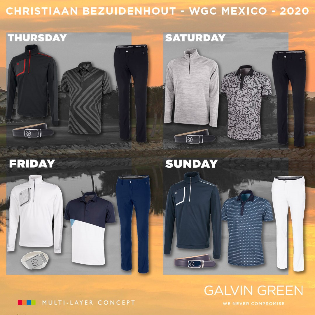 EuroselectGolf's tweet photo. We’re looking forward to seeing @BezChristiaan at the @WGCMexico this week and here's a sneak peak at his outfits!
 
⭐️ To win Sunday's outfit retweet, like and follow @galvingreen and @EuroselectGolf ⭐️

Winner announced next Monday!

Good luck Christiaan! https://t.co/HLRloyFBts