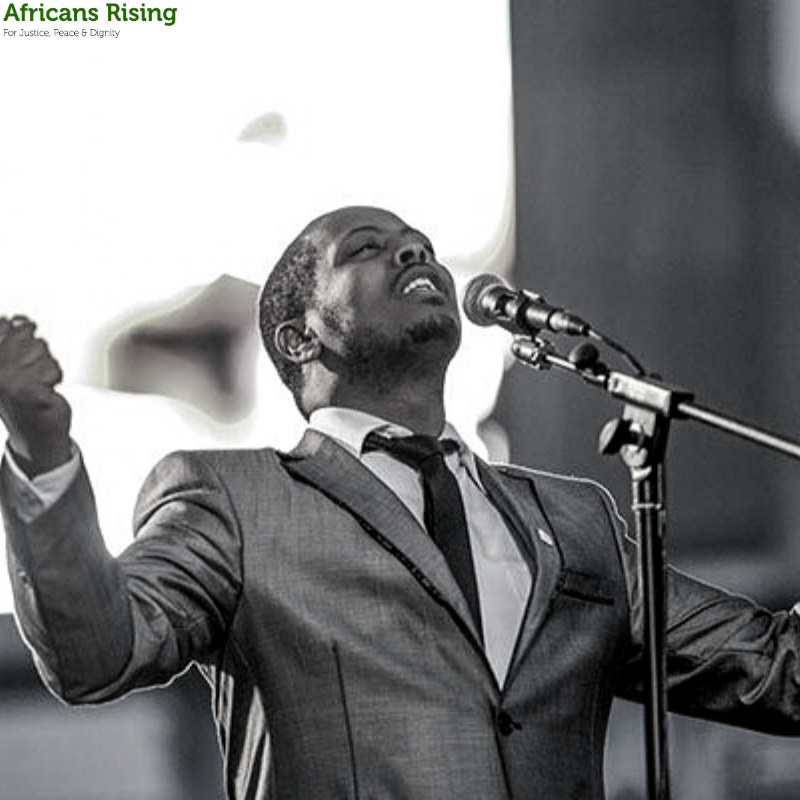 AfricansRising's tweet photo. #TributeToKizito On Feb. 17, 2020, Mihigo Kizito, Rwanda's biggest cultural icon, activist, and devout Roman Catholic, died in mysterious circumstances under police custody. The police state the cause of death as suicide. 

#AfricansRising
#RIPKizitoMihigo 
#AfricaWideSolidarity https://t.co/Fqqj7urttU