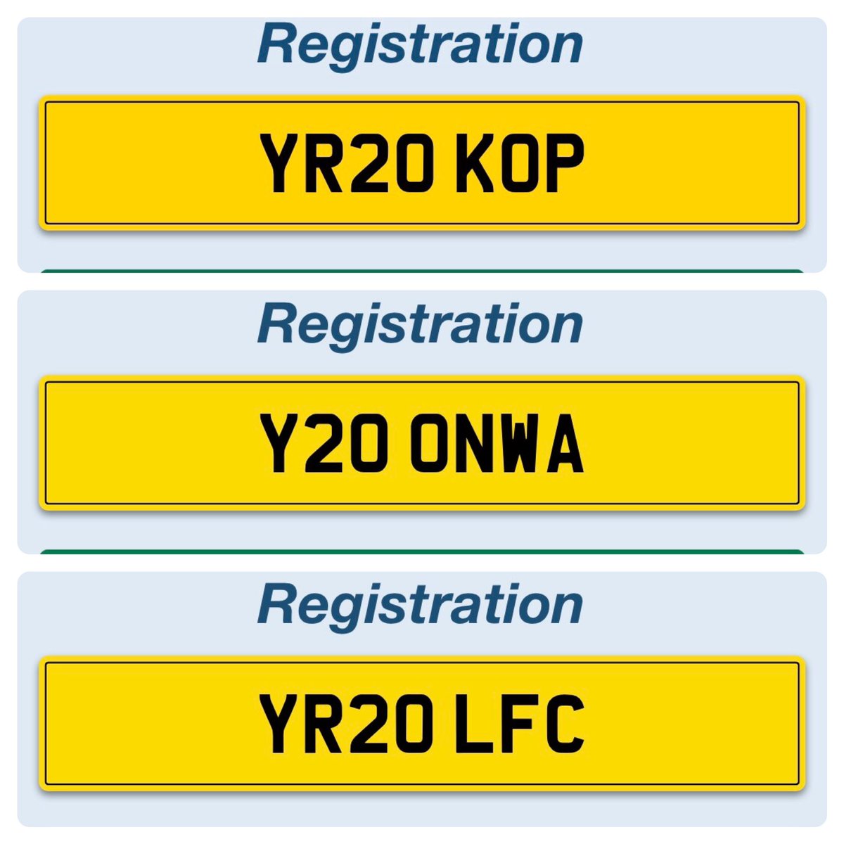 josimchoudhary's tweet photo. A few #LFC related number plates for sale. Please DM me if you’re interested for further details. #LFC #YNWA #KOP #YR20 @wr_ghty https://t.co/PjclJpNTXb