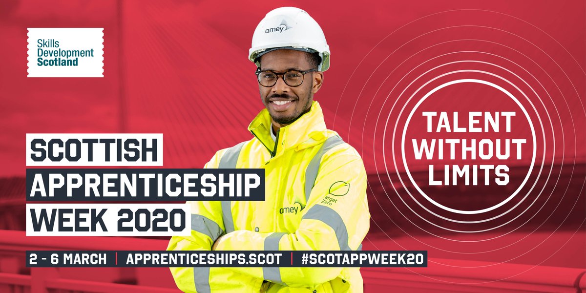 We're looking forward to #ScotAppWeek20 and celebrating how apprenticeships support diversity #TalentWithoutLimits.  Find out more 👇🏽
cecascotland.co.uk/scottish-appre…