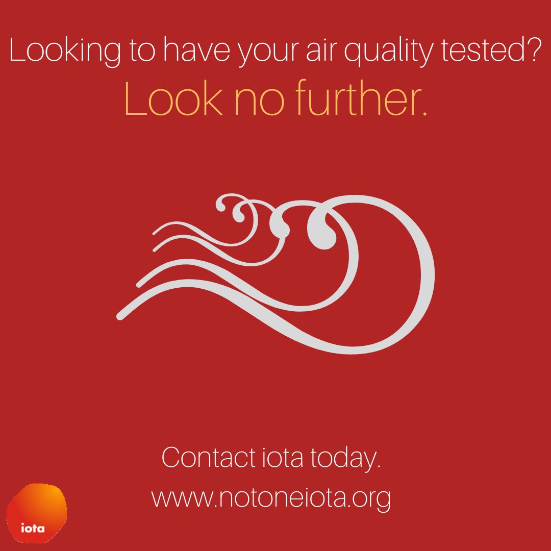 Iota is now offering air quality monitoring!

#iota #airquality #asbestos #legionella #hse #healthandsafety