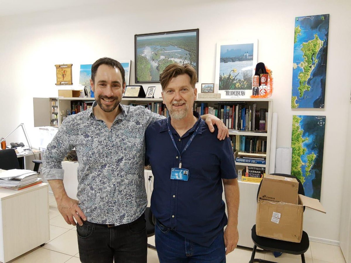 brunt_r's tweet photo. @LES_UniBham @geology_bham @UoBSchool_Geog @TomDunkleyJones visits @Unisinos #brazil to deliver #Equitorial Atlantic Gateway workshop with Prof Gerson Fauth https://t.co/aTXPjTLSxn
