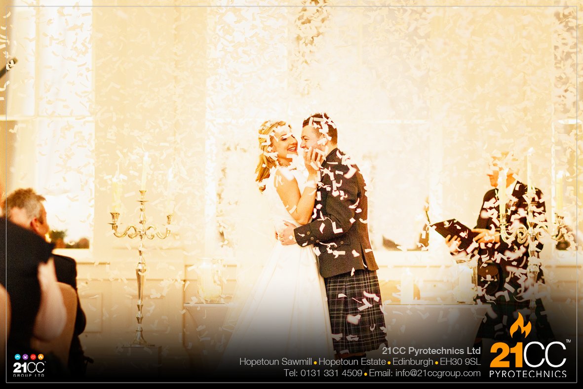 21CC_Group's tweet photo. Just imagine... As you lean in for your first kiss, the whole room explodes with huge plumes of confetti which gently flutters down over you and your guests as you celebrate the conclusion of your vows.
#WeddingWednesday #Confetti #21CCpyro #21CCmagic
www.21ccgroup,com https://t.co/Pg79ip8G39