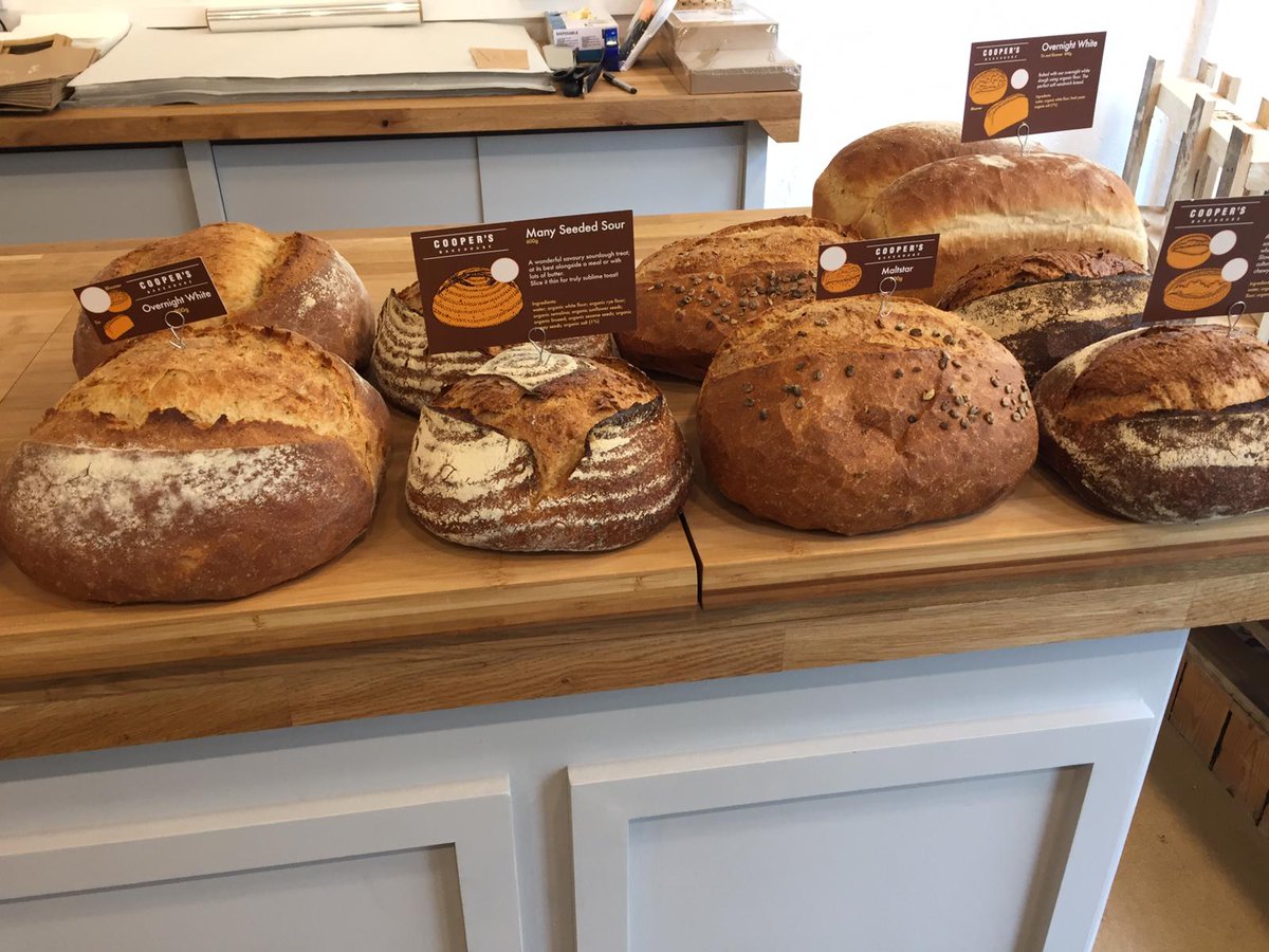 Excited to be bringing #realbread to #Blackheath. Thanks <a href="/coopersbake/">Cooper's Bakehouse</a> for biking over! #shoplocal