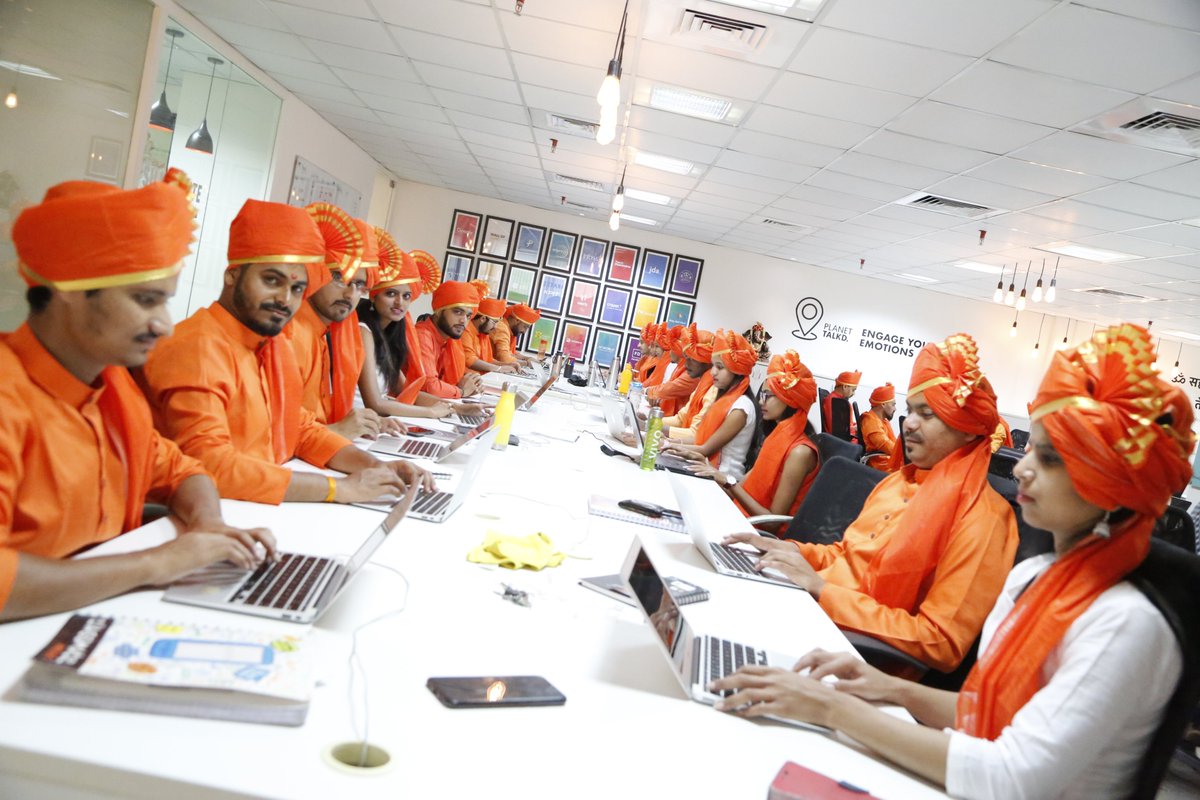 talkdInc's tweet photo. At #Talkd Pune We gathered with enthusiasm to pay tribute to the ideology that is still relevant in today's time of Chatrapati Shivaji Maharaj. An ideology encompassing a framework that breaks the shackles of slavery and teaches us to be greater than the circumstances. https://t.co/C4sPEke4mN