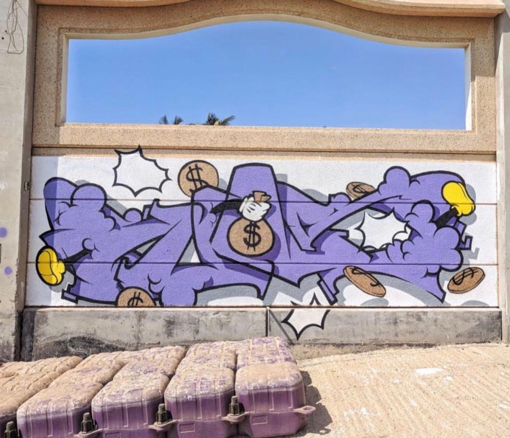 AnoudSMA's tweet photo. سالي طلال 
A talented artist who followed her passion. 
#StreetArt 
#Graffiti
#وزراة_الثقافة
#عام_الخط_العربي_2020 https://t.co/iVIHiHf2Ie