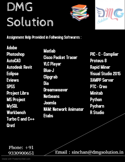 DmgSinchan's tweet photo. DMG Solution provides assignment help in all fields and specialises in technical projects. 
Contact us : sinchan@dmgsolution.in
Phone: +91 9330900651
#DMGSOLUTION,#ASSIGNMENTHELP,#ESSAYHELP,#pythonassignment, #softwareassignment #javaassignment #academichelp #dissertationhelp https://t.co/Pi5C2qepAy