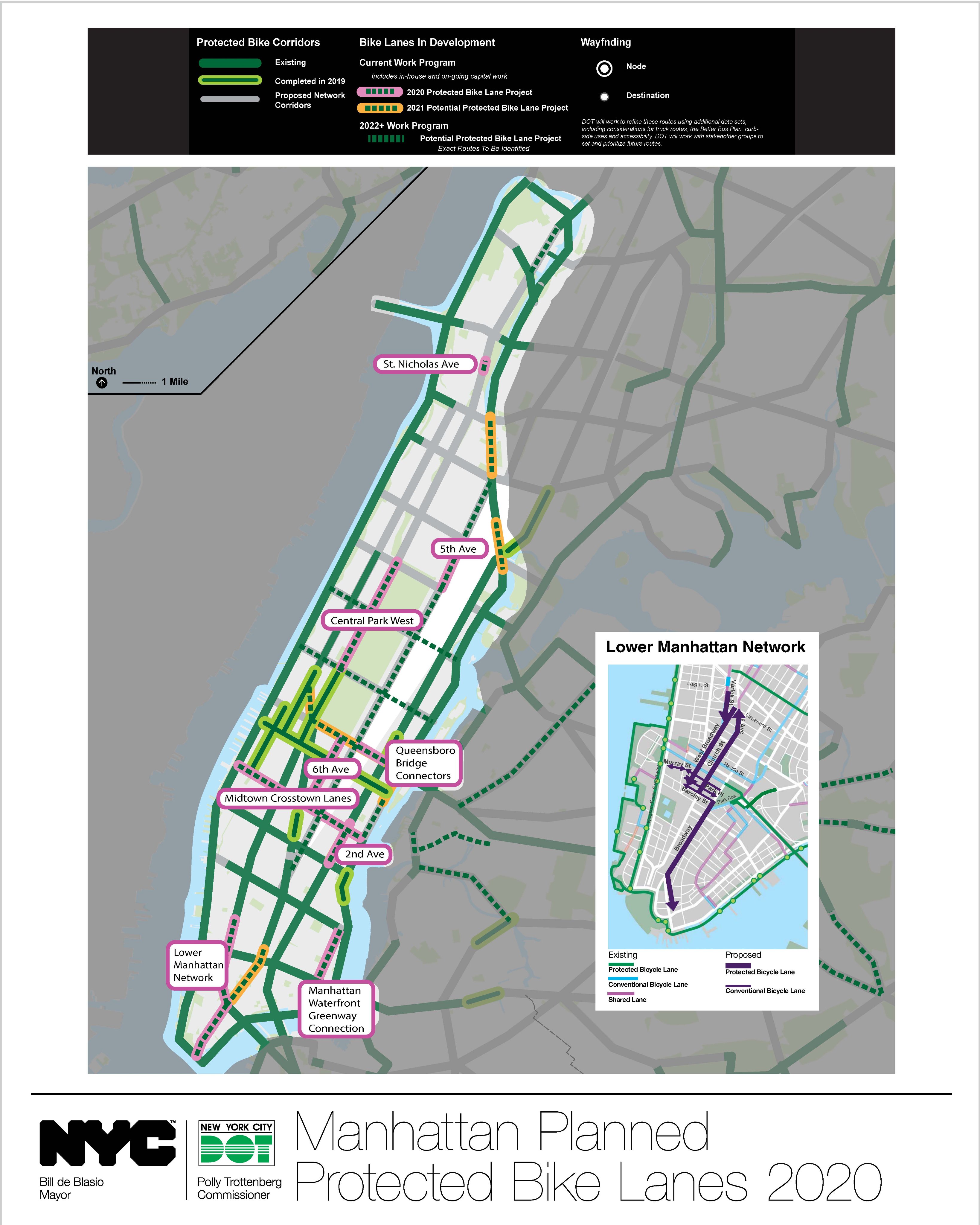 Bike Around Manhattan Map تويتر \ Raffaella De Lia على تويتر: "@Nyc_Dot Protective Bike Lanes Along  Central Park West Are Only For A Few Blocks, From 72Nd St. Up. And, North  Of 96Th St., Along Cpw,