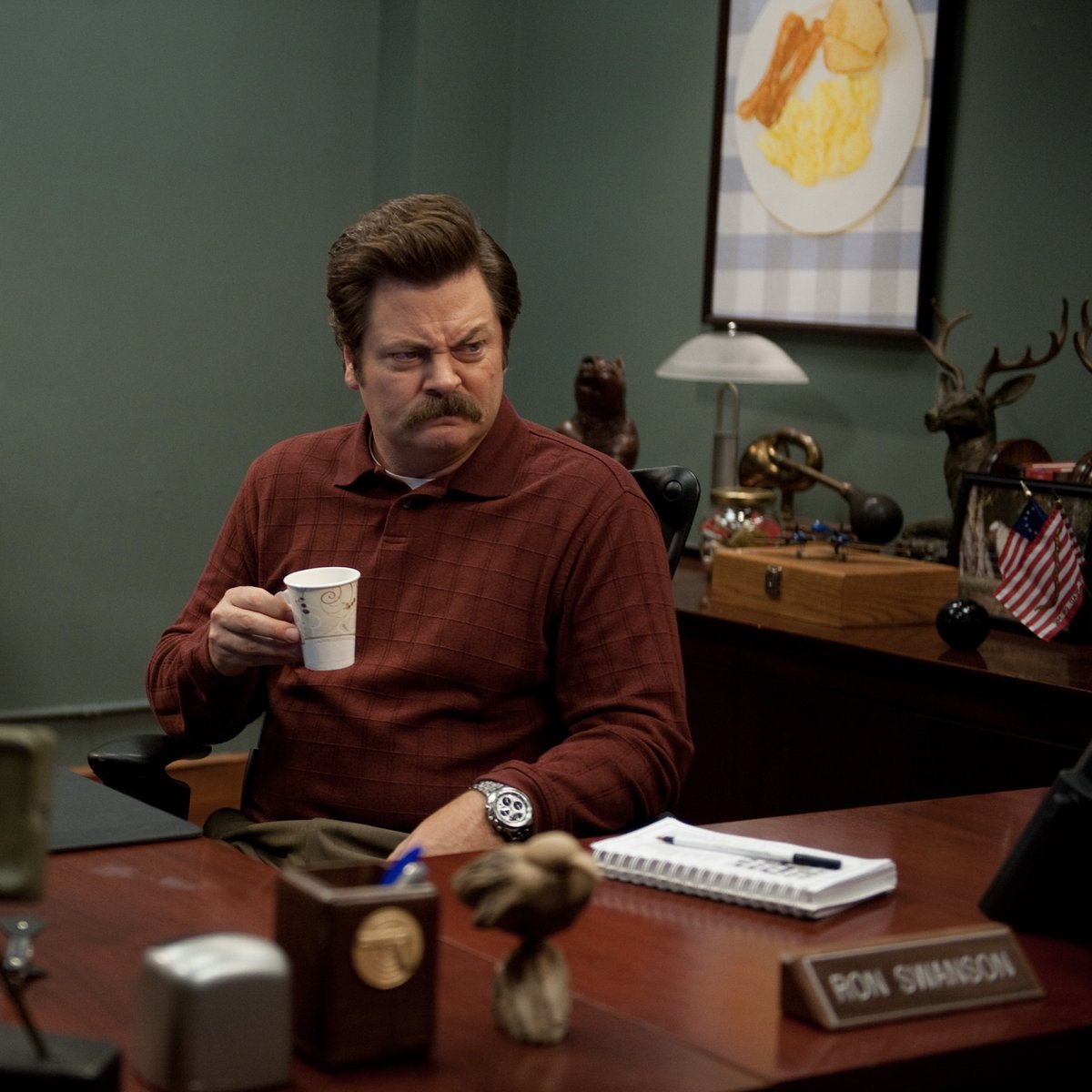 parksandrec's tweet photo. We don't know who needs to hear this, but no one has this range. https://t.co/BhO6eERfc2