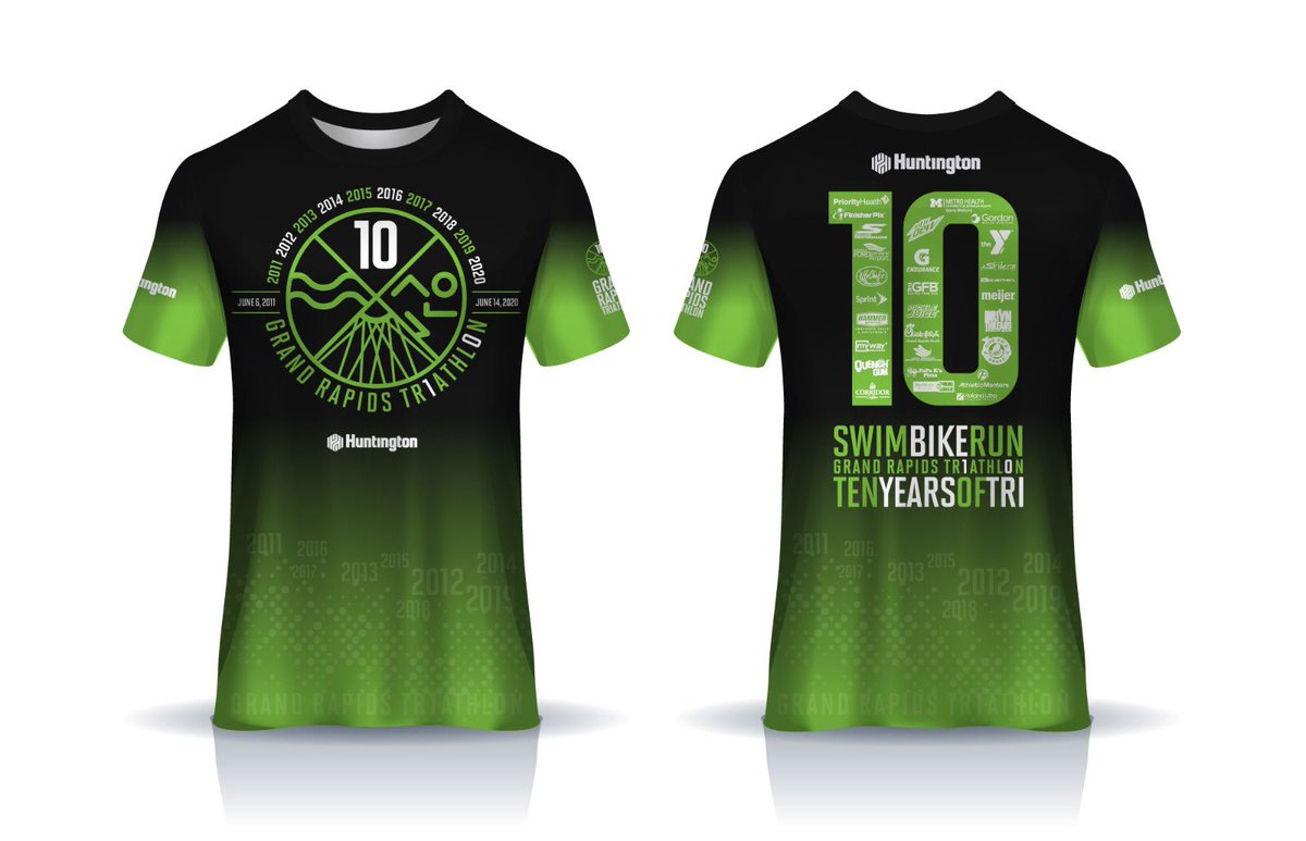 GRTriathlon's tweet photo. Shirts are available in men’s and women’s cuts or a women’s tank top. Who’s already registered and will be rocking one of these? 🏊‍♀️🚴‍♂️🏃‍♀️🤘

#triharddecade #huntingtonbank https://t.co/R82c3Wc7Nw