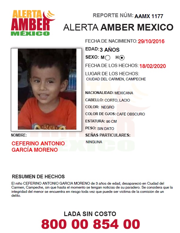 CAPUFE's tweet photo. #AlertaAMBER https://t.co/LylCjxPLo7