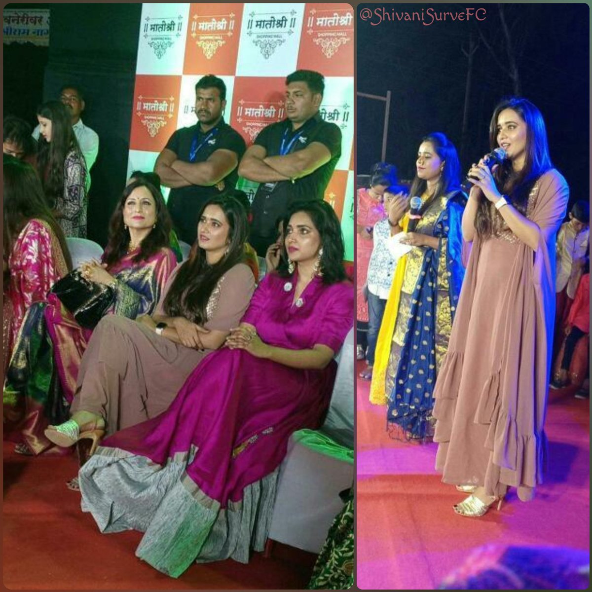 #ShivaniSurve ❤️ #KishoriShahane and #RupaliBhosle 💕 visited #Junnar city for inauguration of #Matoshree_Shopping_Mall 
#Matoshree #Shivanians
@ShivaniSurve29 @GmKishori @bhosle_rupali