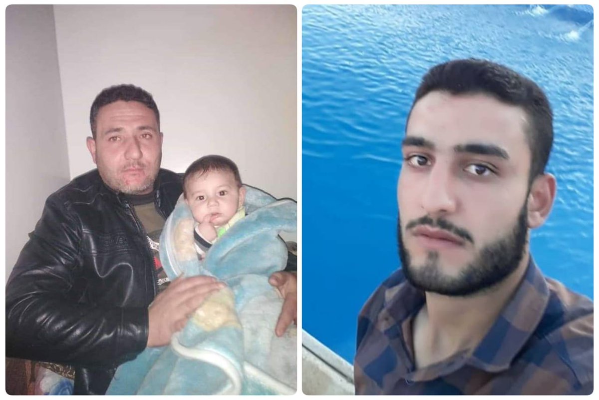 SyriaCivilDef's tweet photo. Amjad and Tariq were victims of the Russian raids on #Termanin, #Aleppo, yesterday, while the body of a third person remains unidentified until now. Humanitarian international laws are being broken on an hourly basis. We beg the world to stop this senseless loss of innocent life. https://t.co/RoVAfbCcEU