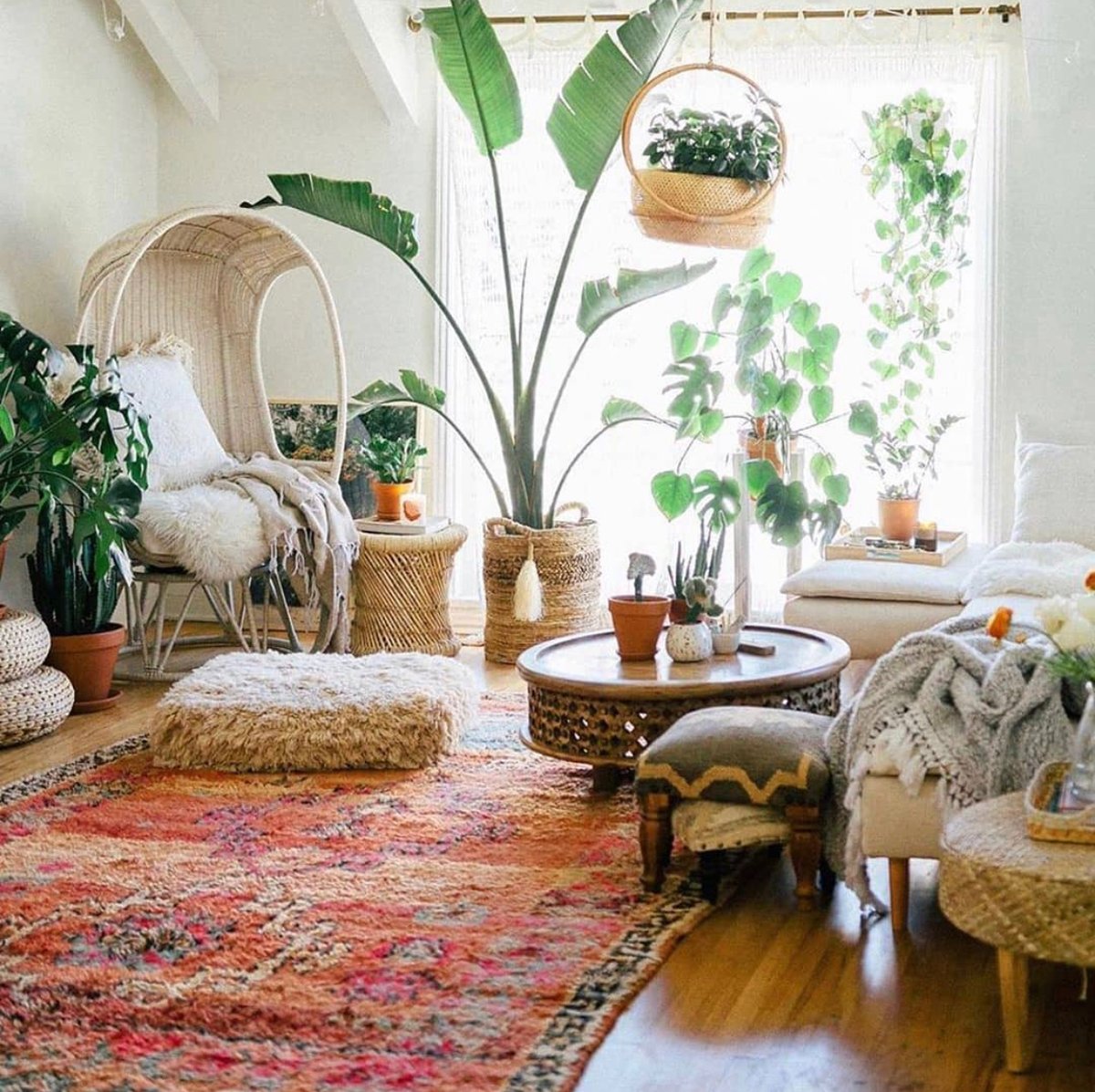 Looking forward to Spring? Why wait? I am loving this light, airy, cozy indoor space. Life can be hectic so having a spot in your home where you can relax, decompress and meditate is a must. 

#plantladyisthenewcatlady #jfkliving #houseplantclub #showmeyourstyle #medfordnj