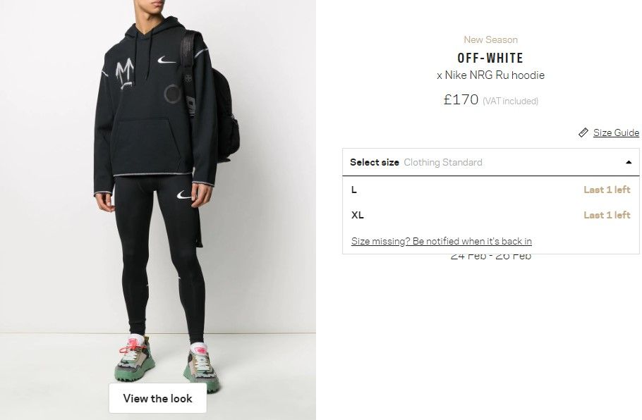 Outfit Myth "ad: Off-White x Nike Hoodie Sizes Popping At Farfetch, Last Ones! &gt;&gt; https://t.co/xUNgQWAmg0 https://t.co/B1TYcHiCJm"