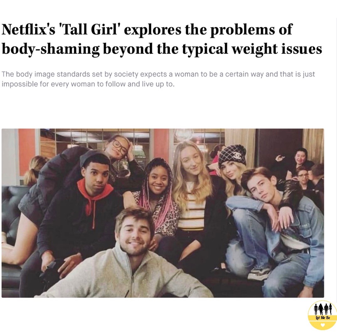 LetMeBe0fficial's tweet photo. Tall Girl' is a teen romantic comedy that focuses on the life of a tall school girl and how she copes with the drama surrounding her unusual height. The movie tries to tell us that body-shaming is not only about weight but height too. https://t.co/BBPUDzYOZ4